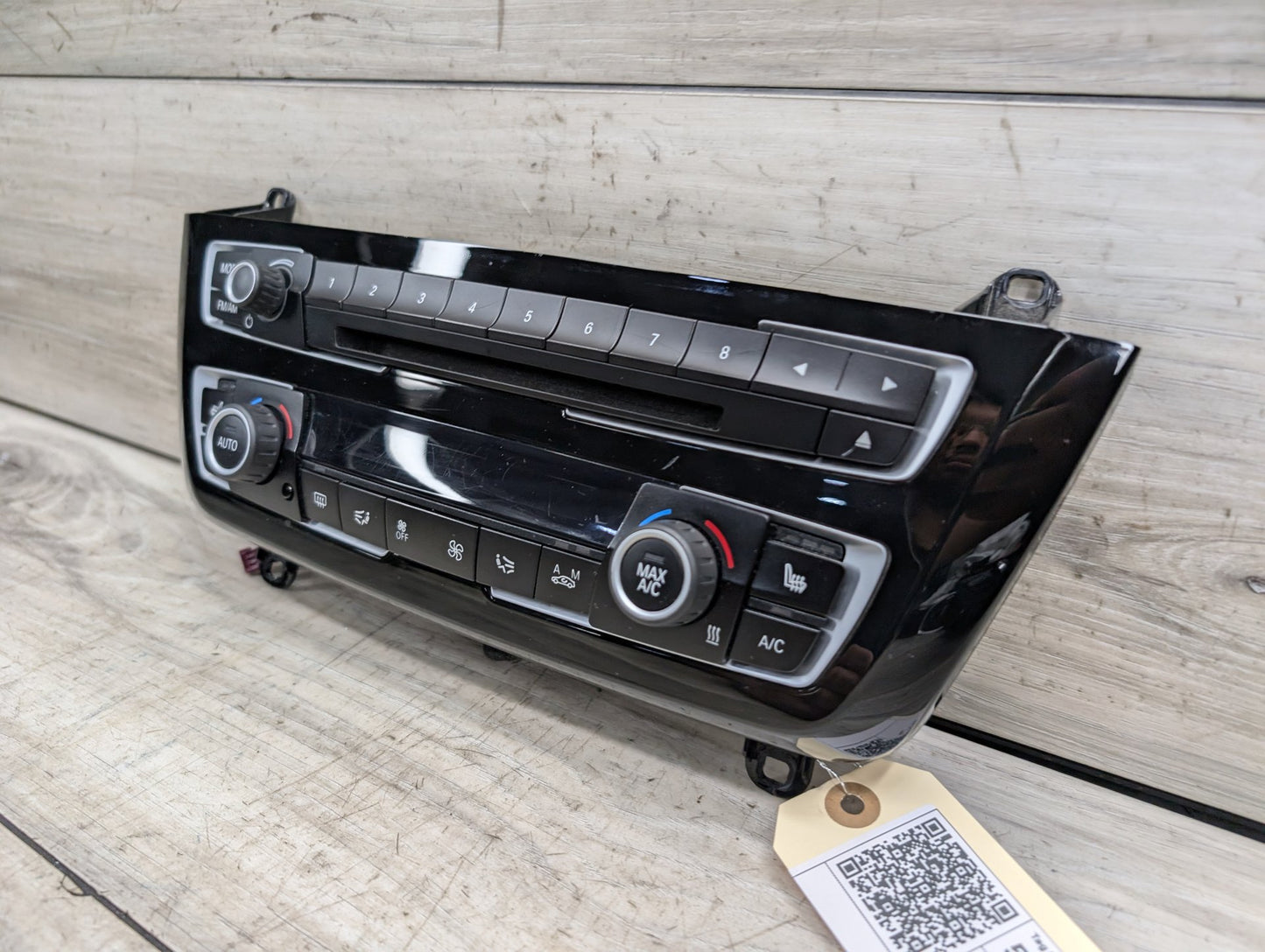 16-18 OEM BMW F30 F32 F34 F80 M3 AC Heater Control Panel Radio Media Buttons
