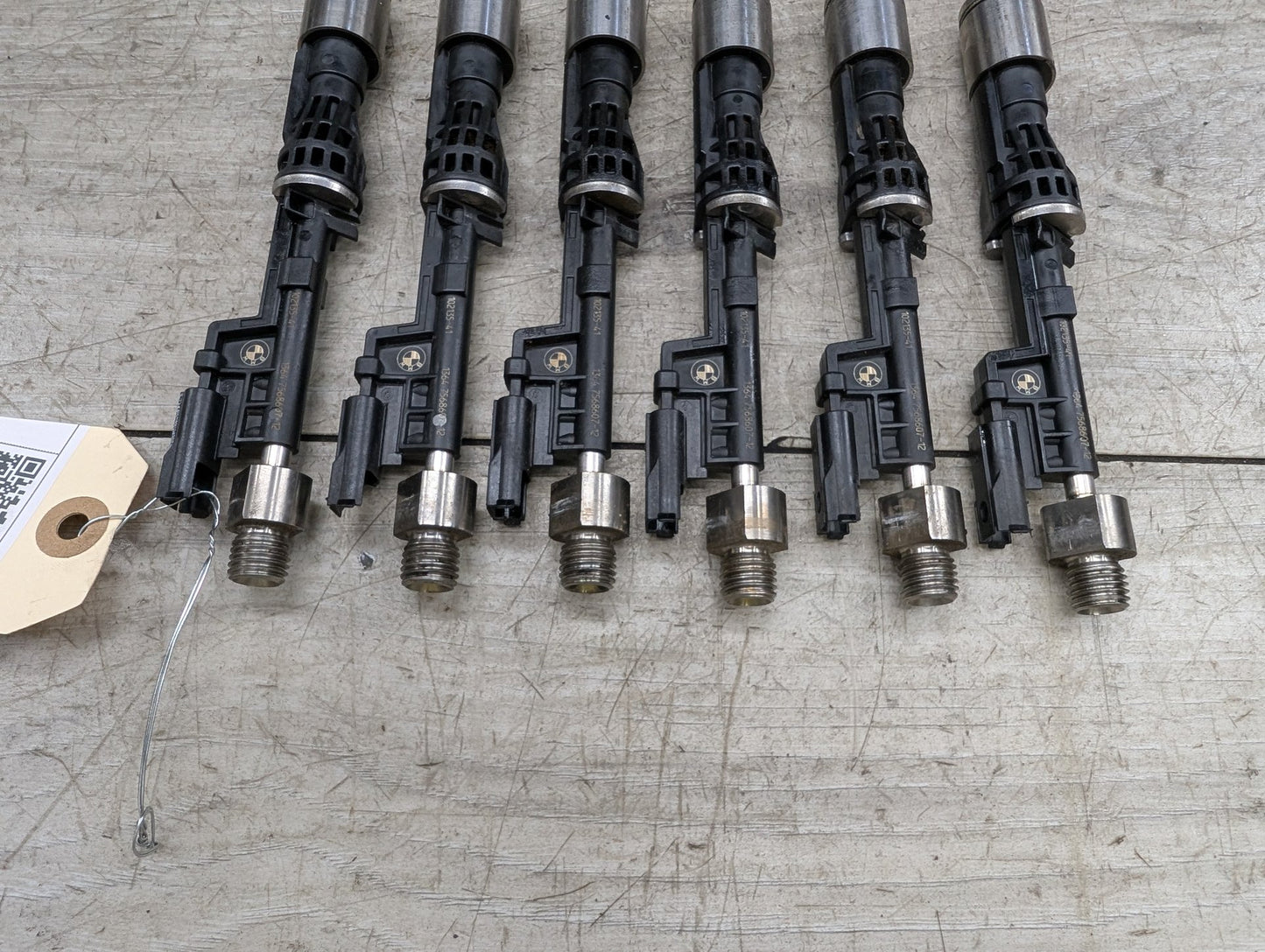2011-2016 BMW F10 535i N55B30M0 Engine Motor Injector SET 7568607
