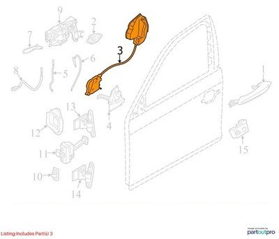 2012-2018 BMW M6 F06 Front Right Door Latch Lock Actuator Soft Close 7276544