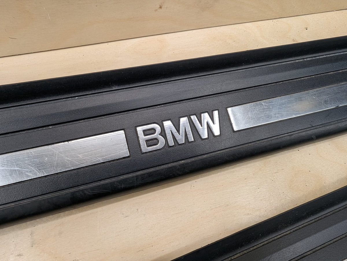 2007-2013 BMW 328i E93 Front Left Right Scuff Plate Door Sill SET 7178598 OEM