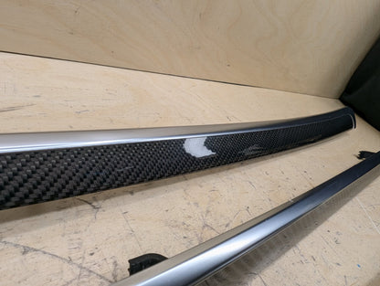 2011-2017 Audi RS5 Front Rear Center Console Door Interior Trim SET CARBON FIBER