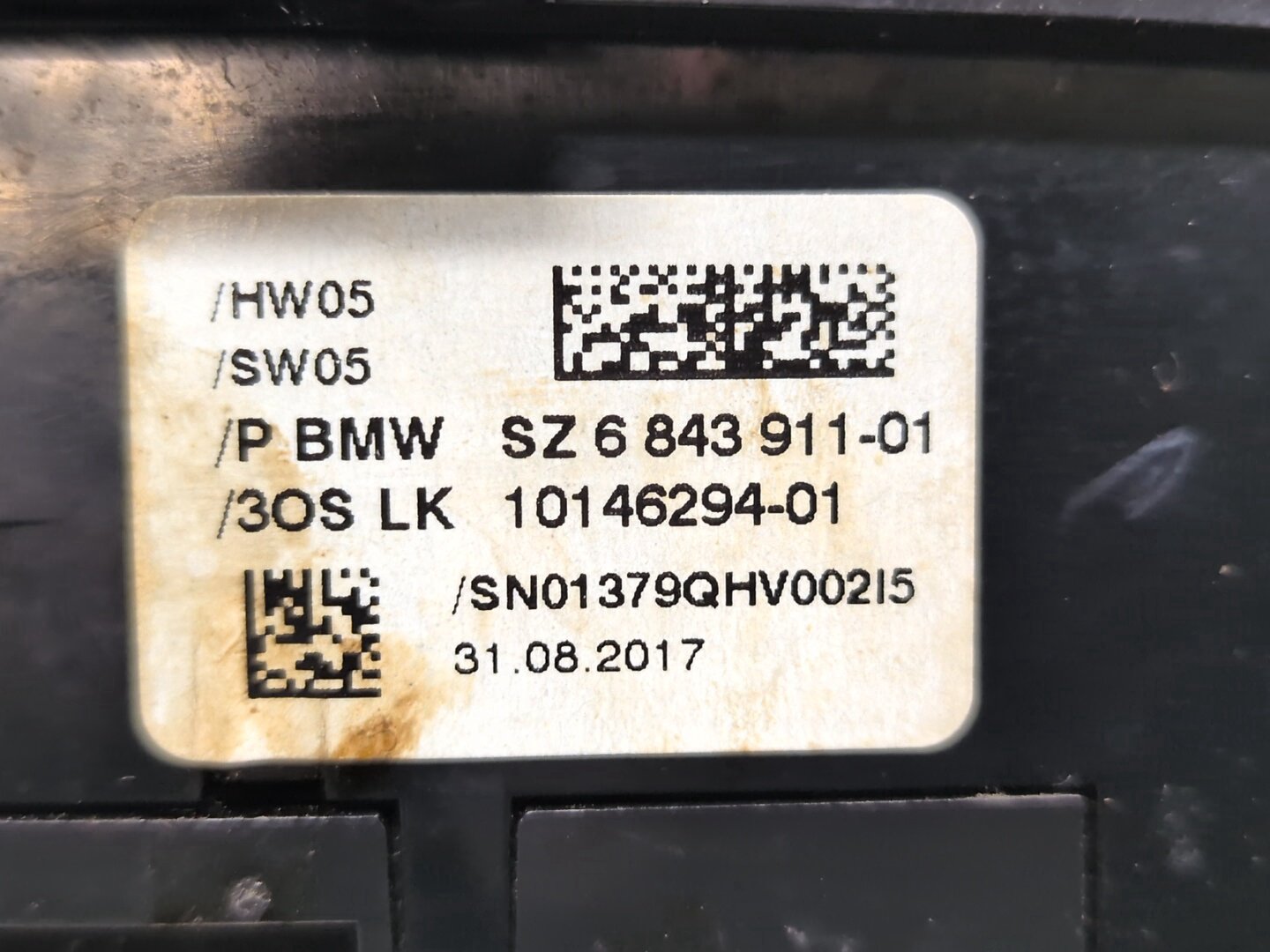 OEM BMW G01 X3 G30 540 M550 Switch Sport Comfort Operating Unit Center Console