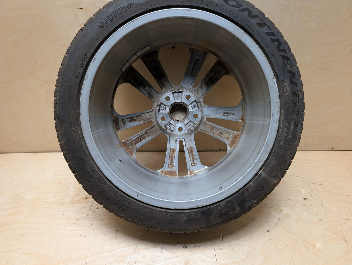 15-18 OEM Audi Q3 Wheel Rim 19x8.5 ET36 Alloy Double Spoke 8U0601025AD