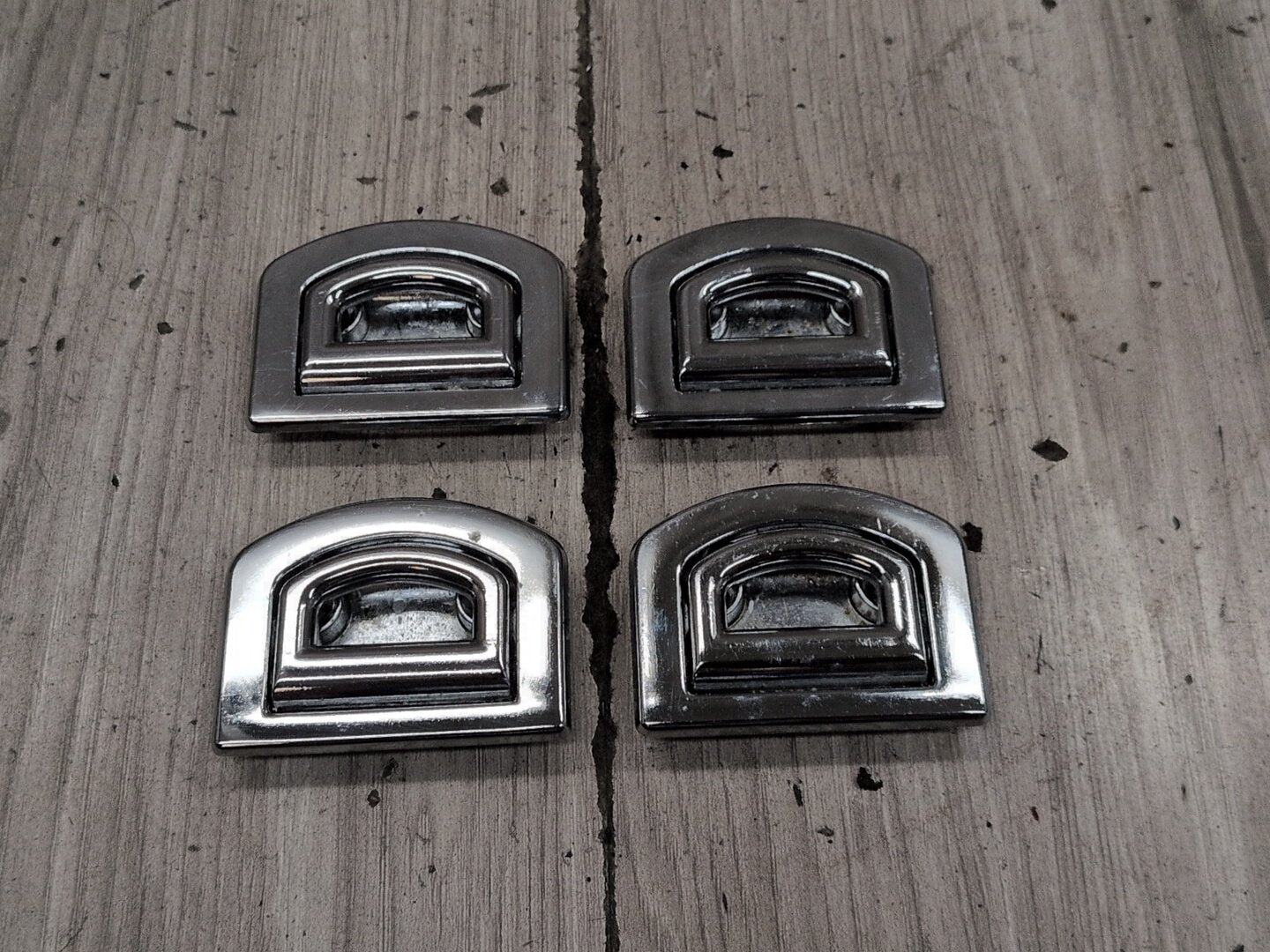 2010-2016 Audi S4 B8 Rear Trunk Cargo Net Clasp Rings SET 1K0864203 OEM