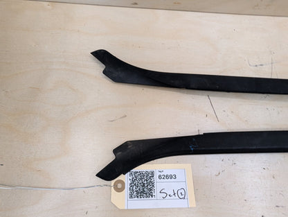 2012-2018 BMW 328i F30 Front Left Right Side Windshield Drip Trim Molding SET 7258187