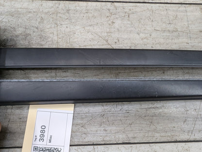 2019 - 2026 BMW 330i G20 Front Left Right Side Windshield Drip Trim Molding SET 7427874 B46B20O1