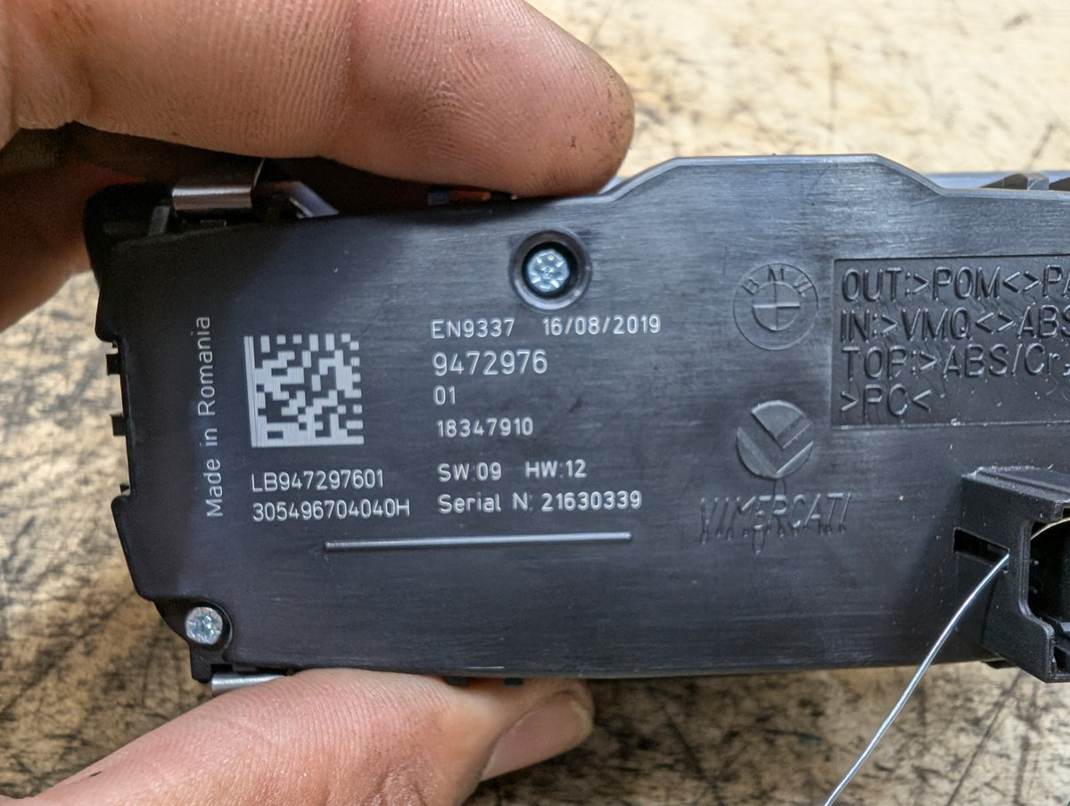 2016-2019 BMW 740Li G12 Headlamp Switch 9472976 OEM