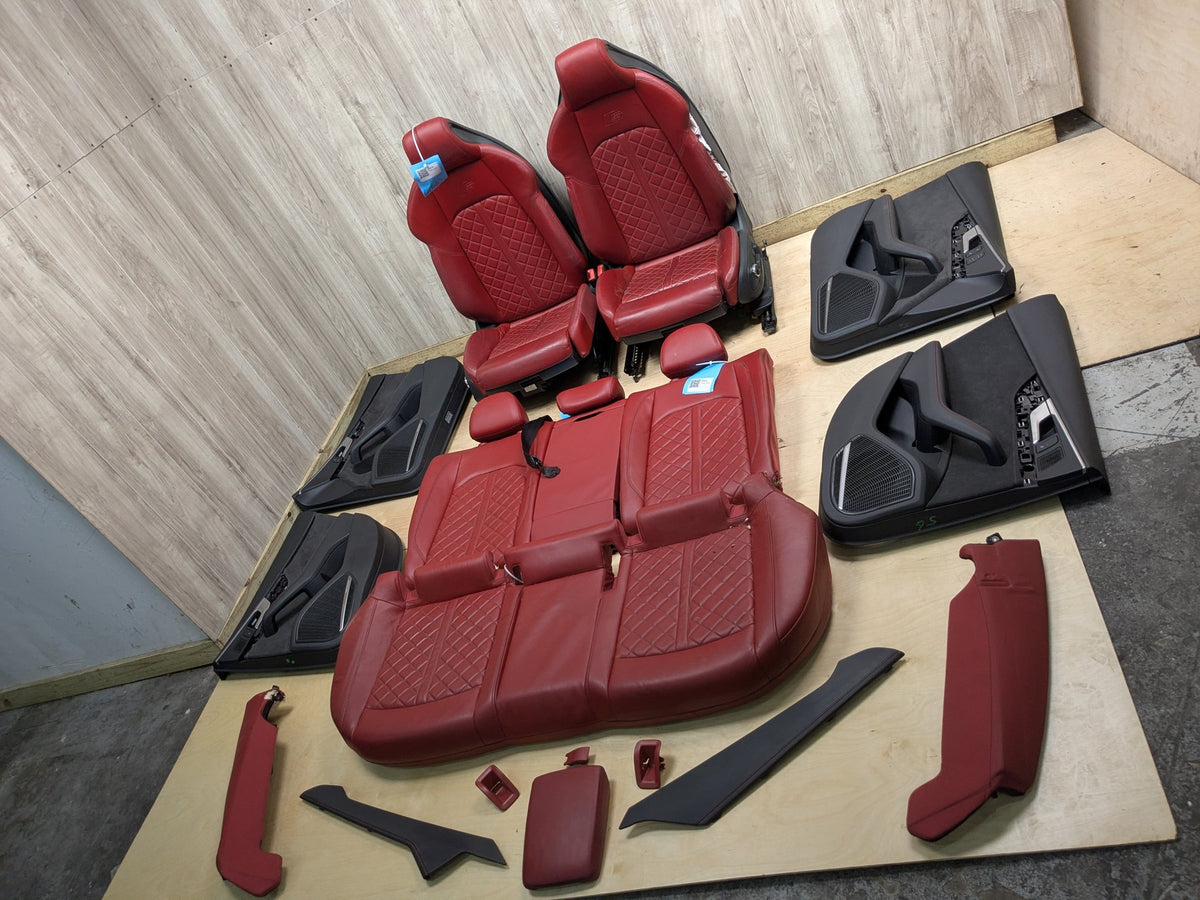 2018-2023 Audi S4 B9 Complete Interior Red