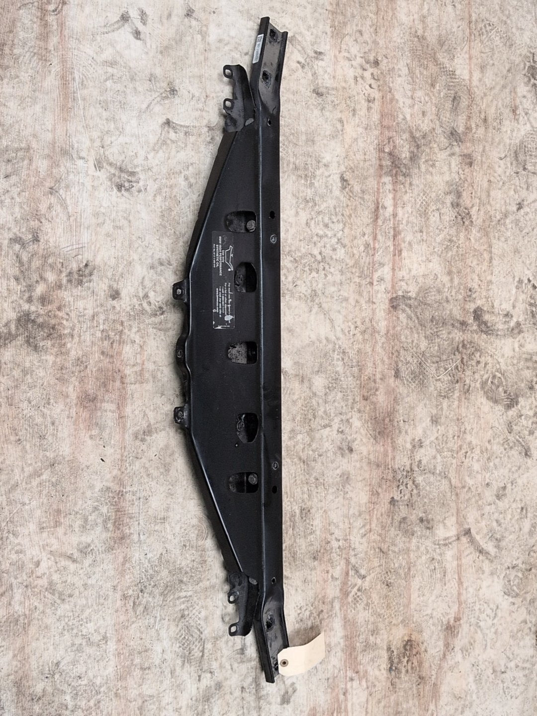 09-15 OEM BMW Rear Bumper Upper Reinforcement Support Bracket Bar