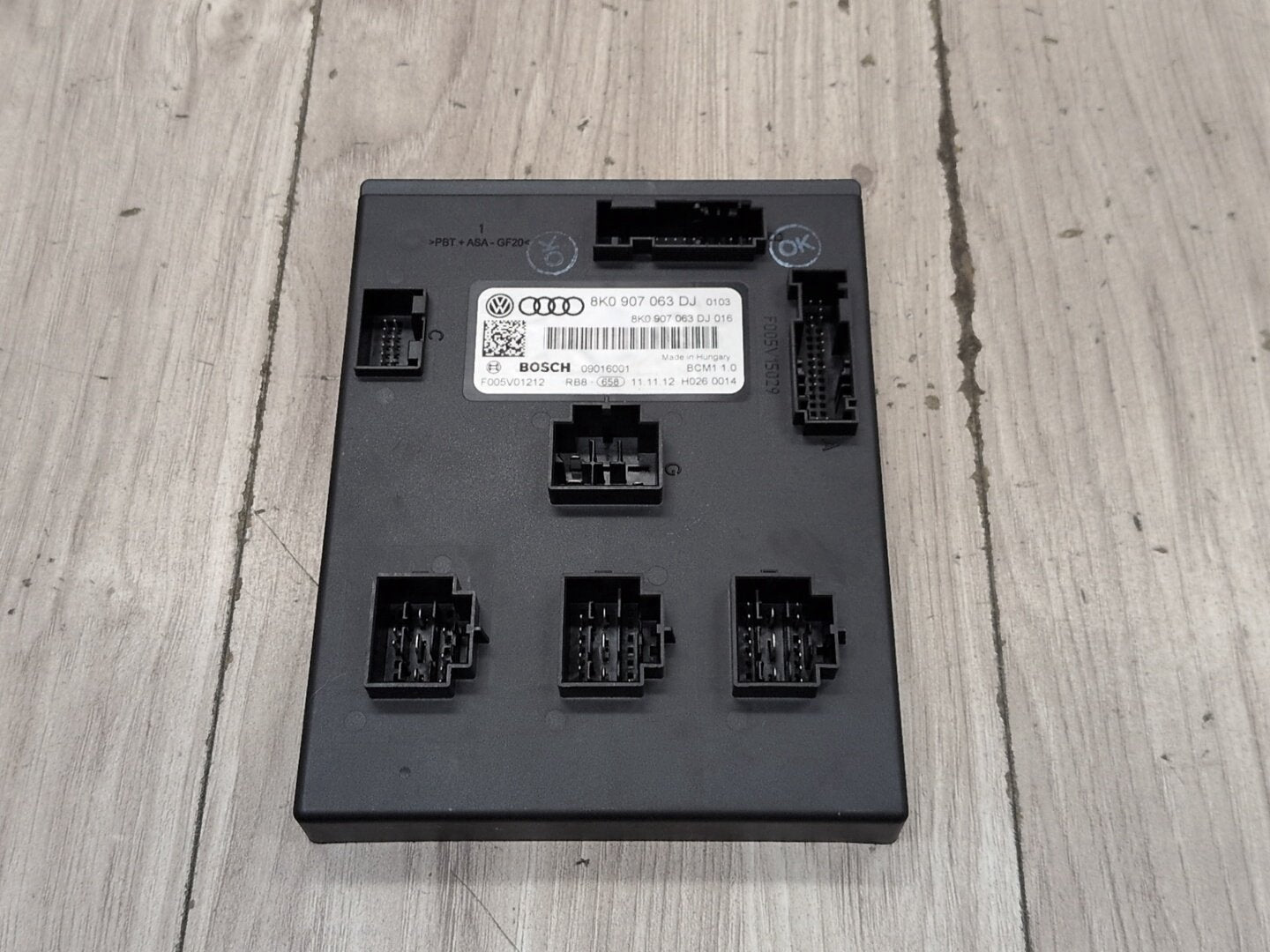 2008 - 2017 Audi S5 8T BCM Body Control Module 8K0907063DJ