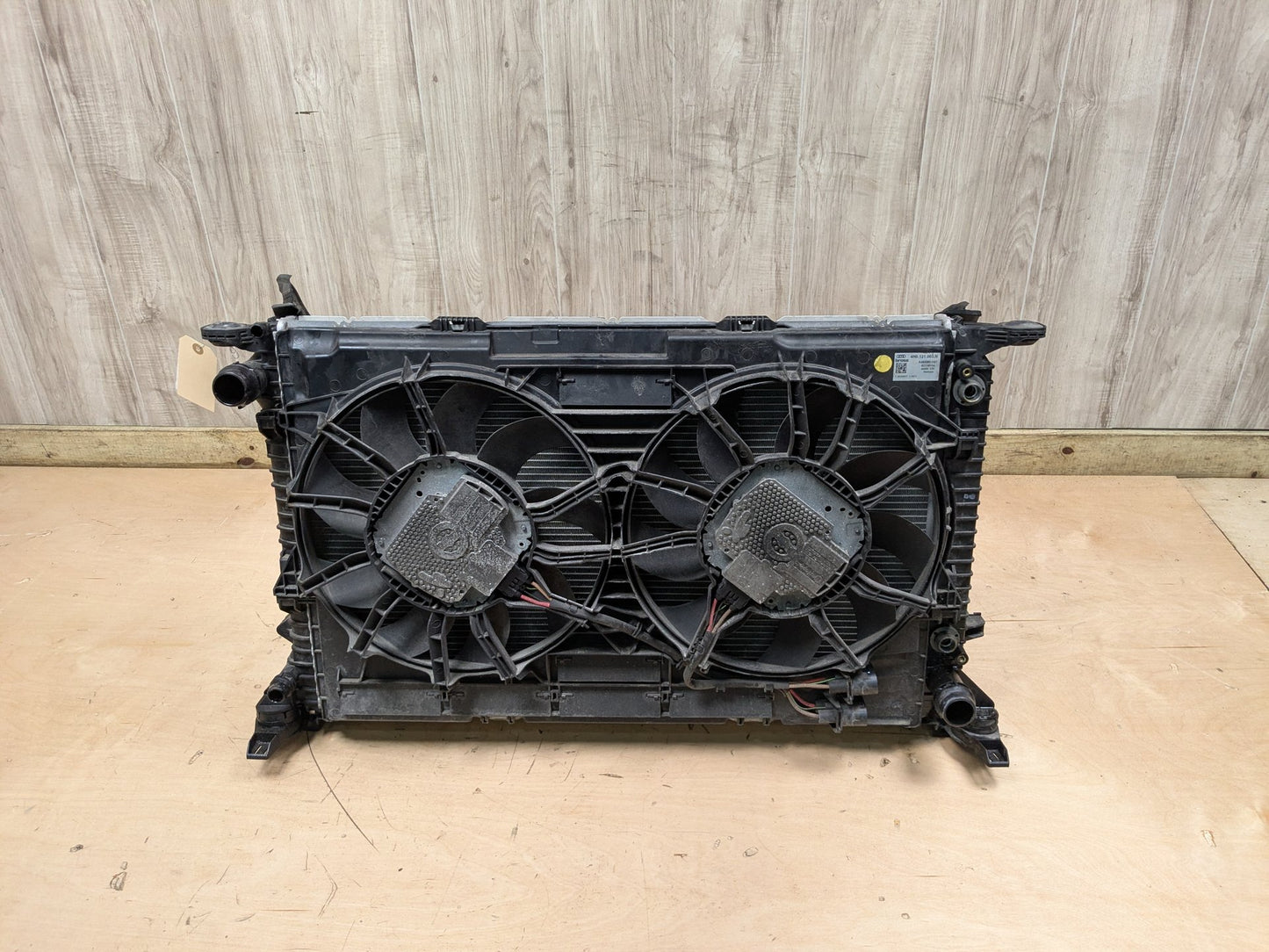 2016 Audi S5 8T Radiator Cooling Condenser Fan Shroud Assembly SET 8T0260401G CTUB