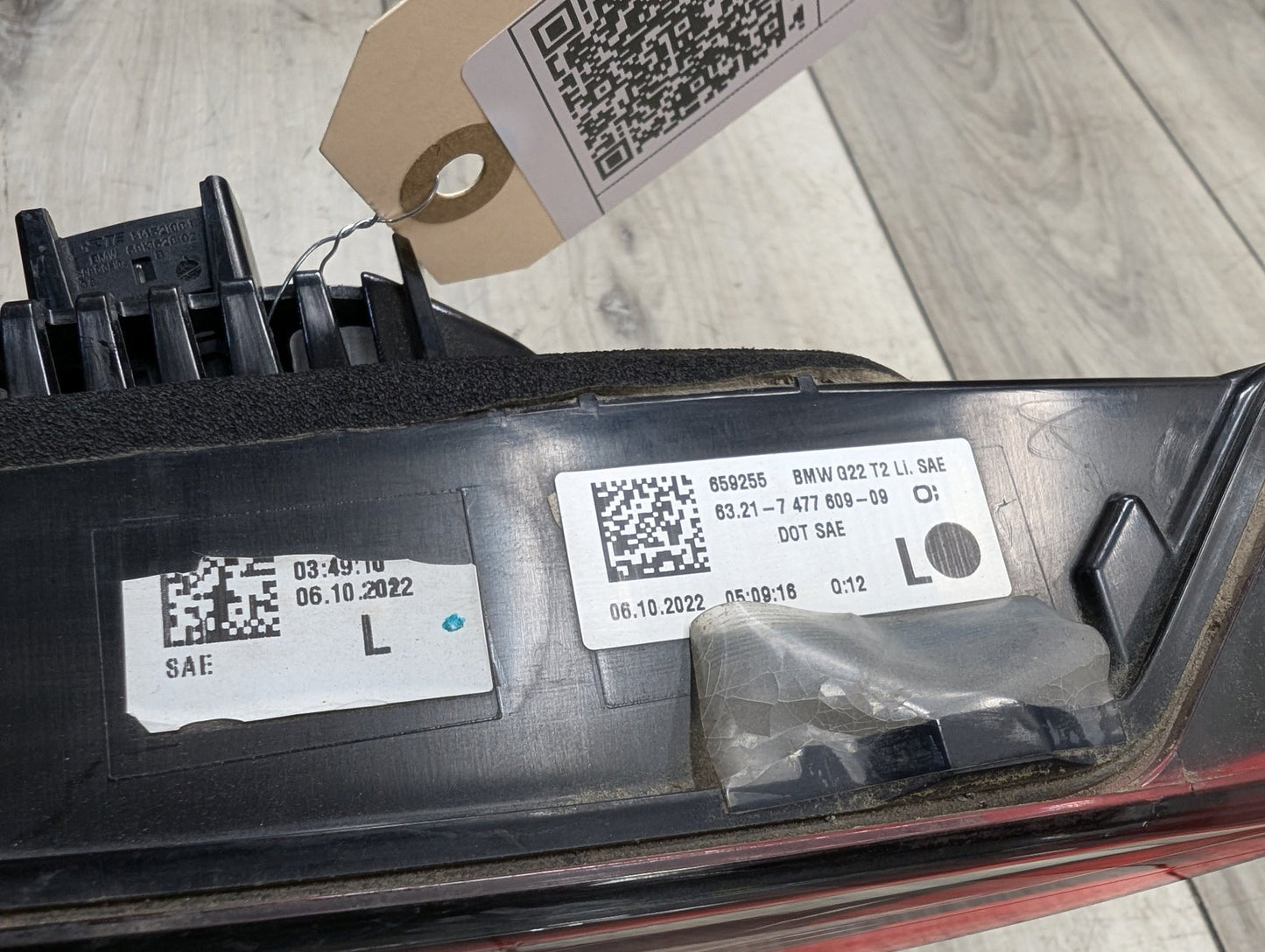 OEM BMW G22 G23 G26 G82 G83 M4 Rear Left Driver Side Inner Trunk Stop Tail Light