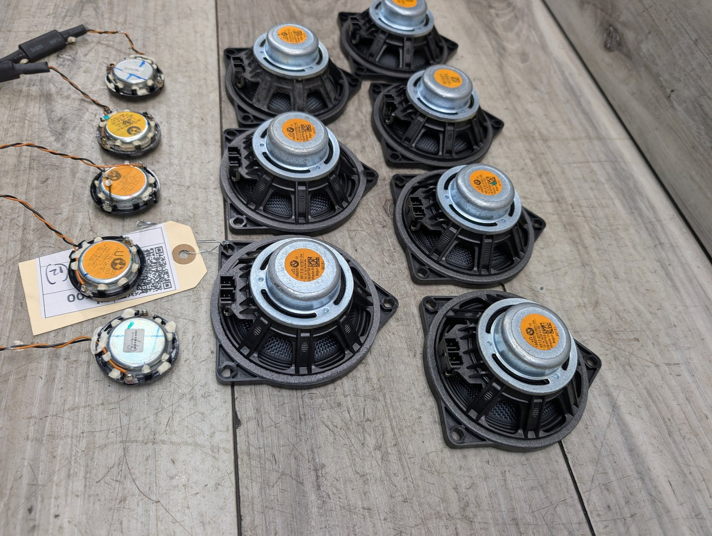 10-17 OEM BMW F01 F02 F03 F07 GT Audio HIFI HI-Fi Sound Speakers SET