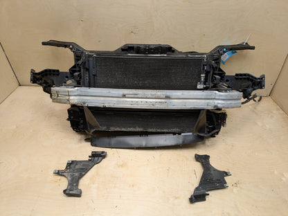 13-16 Audi RS5 Front Clip Frame Radiator Support & Cooling Fan Assembly