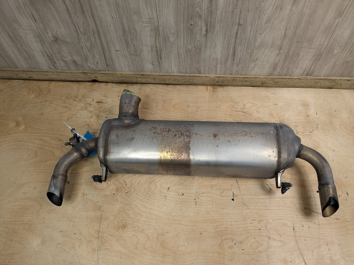 19-23 OEM BMW G20 330 Dual Exhaust Pipe Muffler Silver Tips B46 Engine