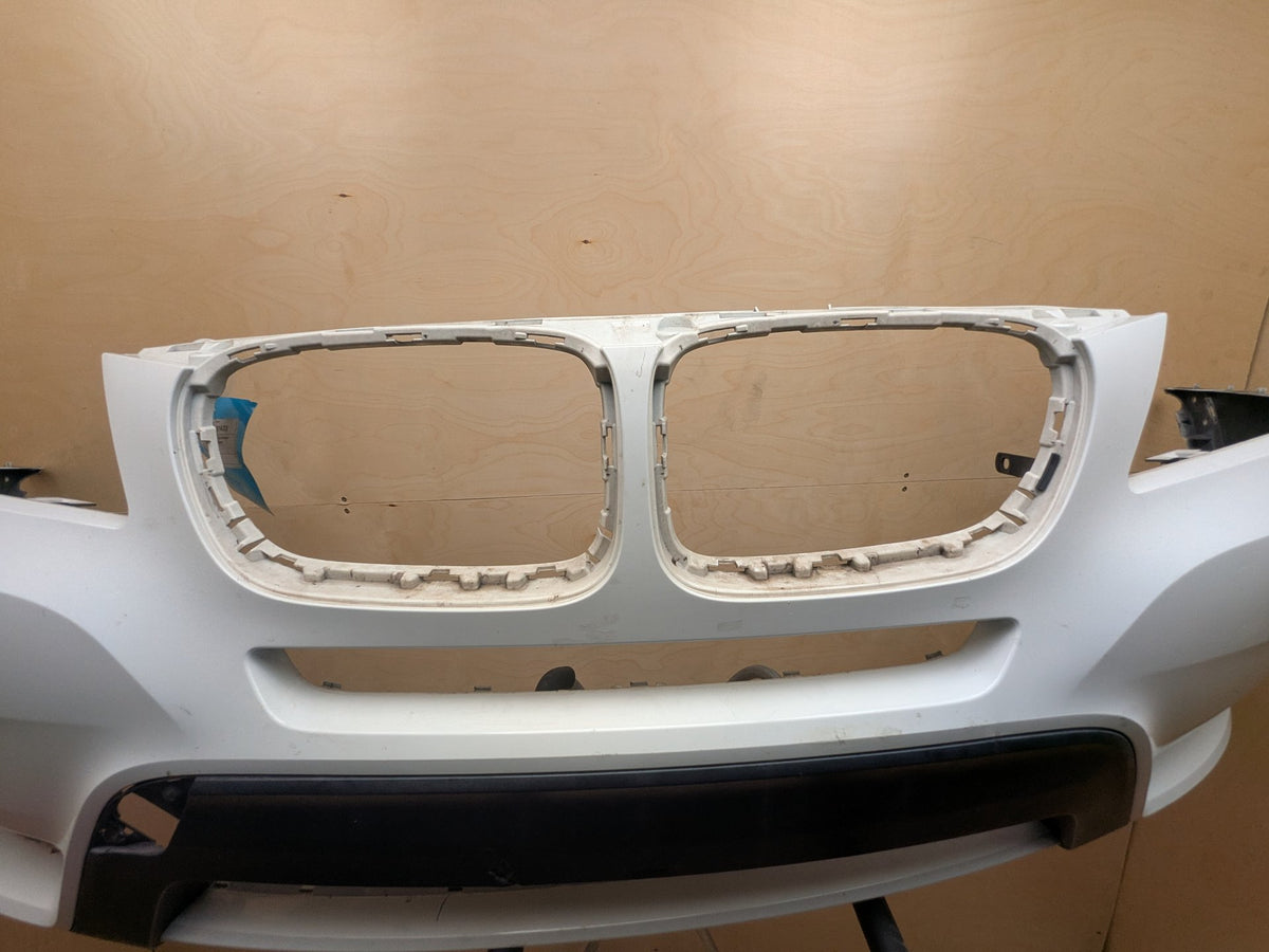 NOTE 11-17 OEM BMW F25 X3 Front Bumper Cover Assembly Panel White 300