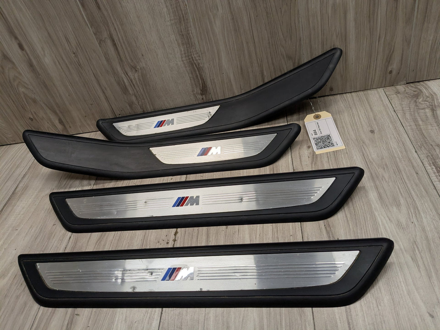 OEM BMW F01 M SPORT Front Rear Left Right Door Sill Cover Trim SET