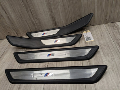 OEM BMW F01 M SPORT Front Rear Left Right Door Sill Cover Trim SET