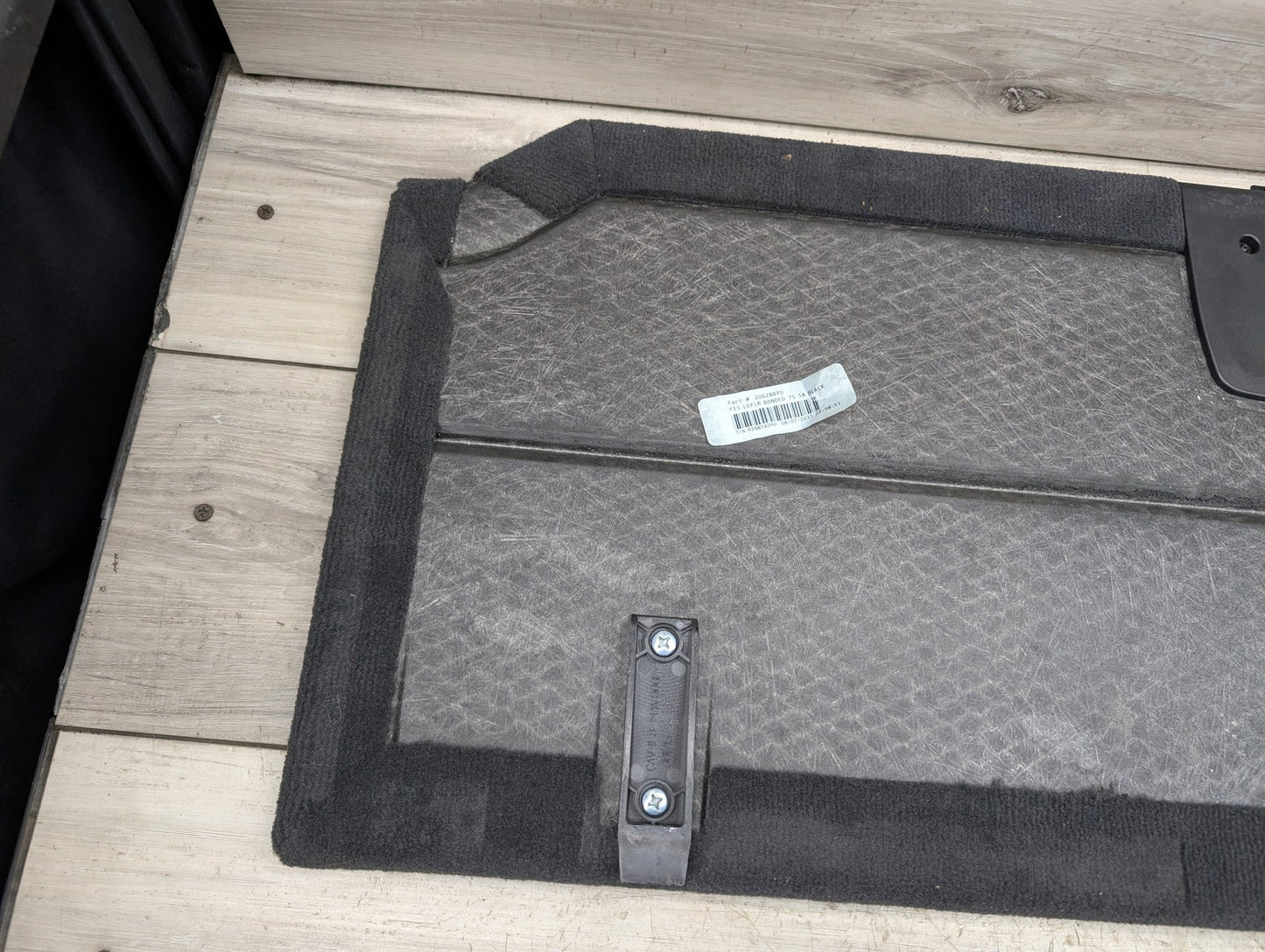 14-18 OEM BMW F15 F85 X5 X5M Rear Trunk Floor Mat Carpet Cargo Cover Black