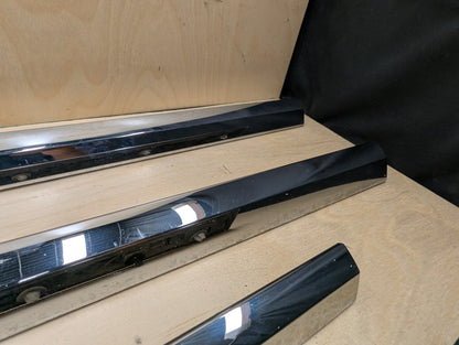2016-2022 BMW 750i G12 Front Rear Left Right Exterior Door Trim Molding SET 7364354