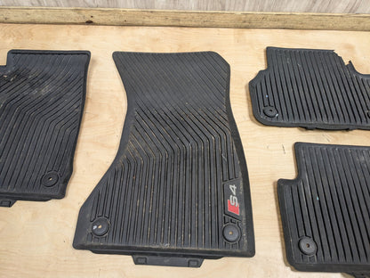 2018-2023 Audi S4 B9 Front Rear Left Right All Weather Mat Carpet Floor Mats SET 8W1061221A