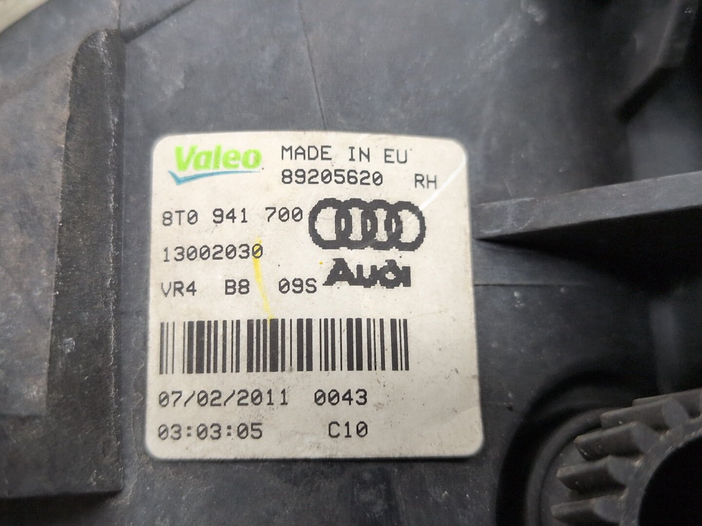 2008-2017 Audi S5 8T Front Left Right Bumper Fog Lamp Lights SET 8T0941699