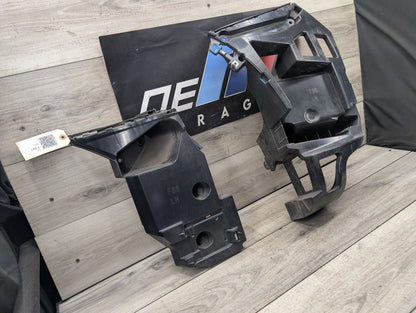 2015 - 2019 BMW X6 F86 Rear Left Driver Bumper Support Brackets SET 8056481 S63B44T2