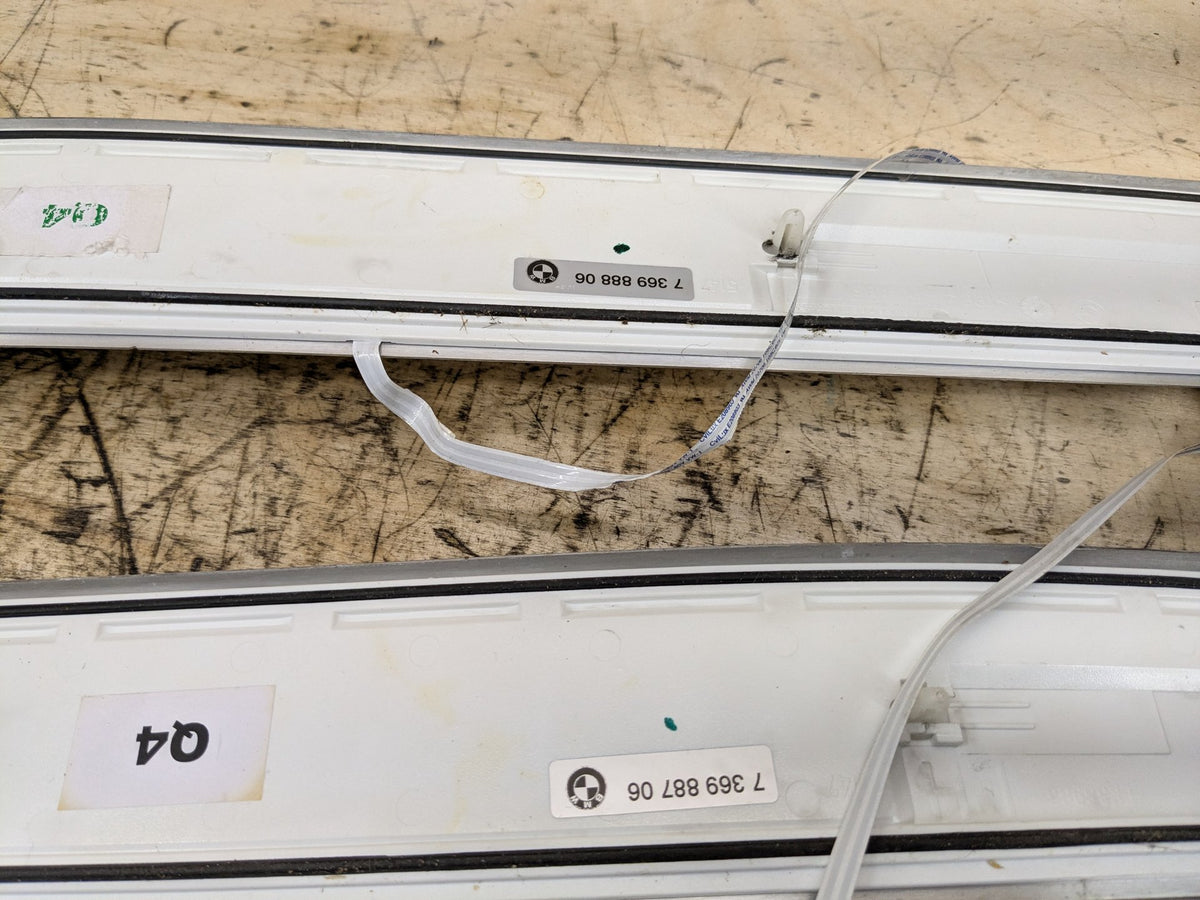 2016-2019 BMW 750i G12 Scuff Plate Door Sill SET 7369888 OEM