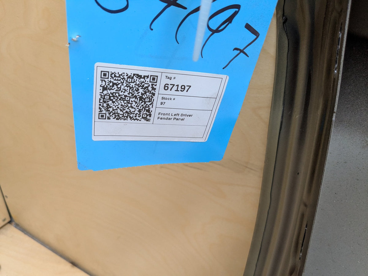 2018-2023 BMW M550i G30 Front Left Driver Fender Panel Grey A90