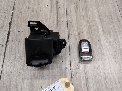 08-17 OEM Audi A4 A5 Q5 S4 S5 SQ5Console Ignition Switch Key Slot Starter w/ Key