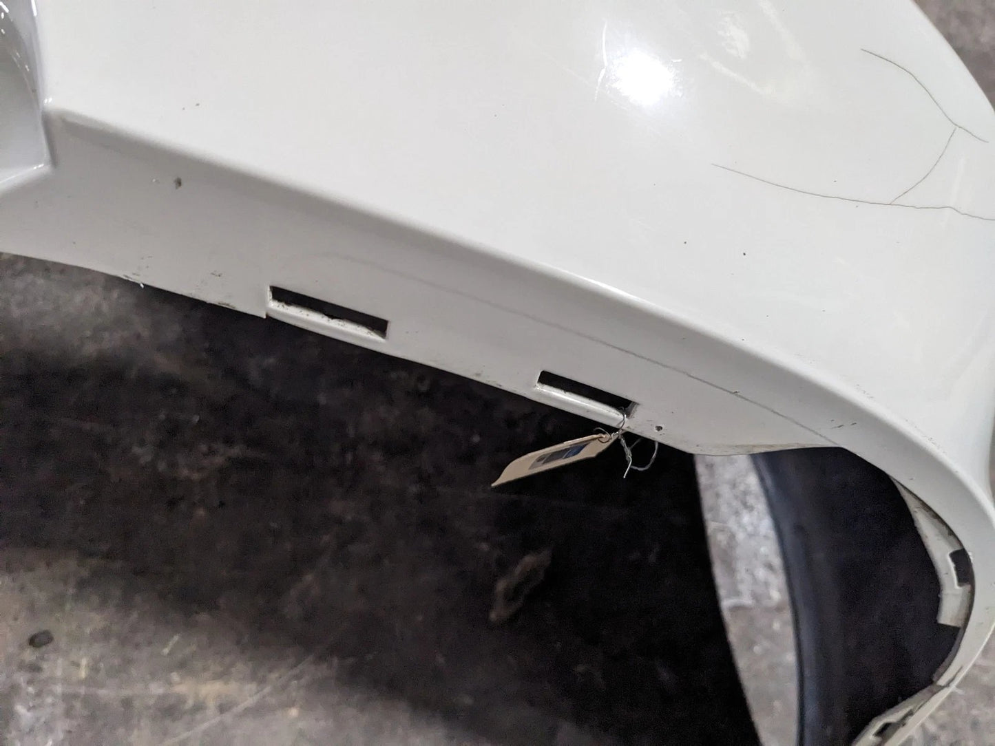 08-13 OEM BMW E88 E82 135i M-Sport Rear Bumper Cover Complete W/O PDC White