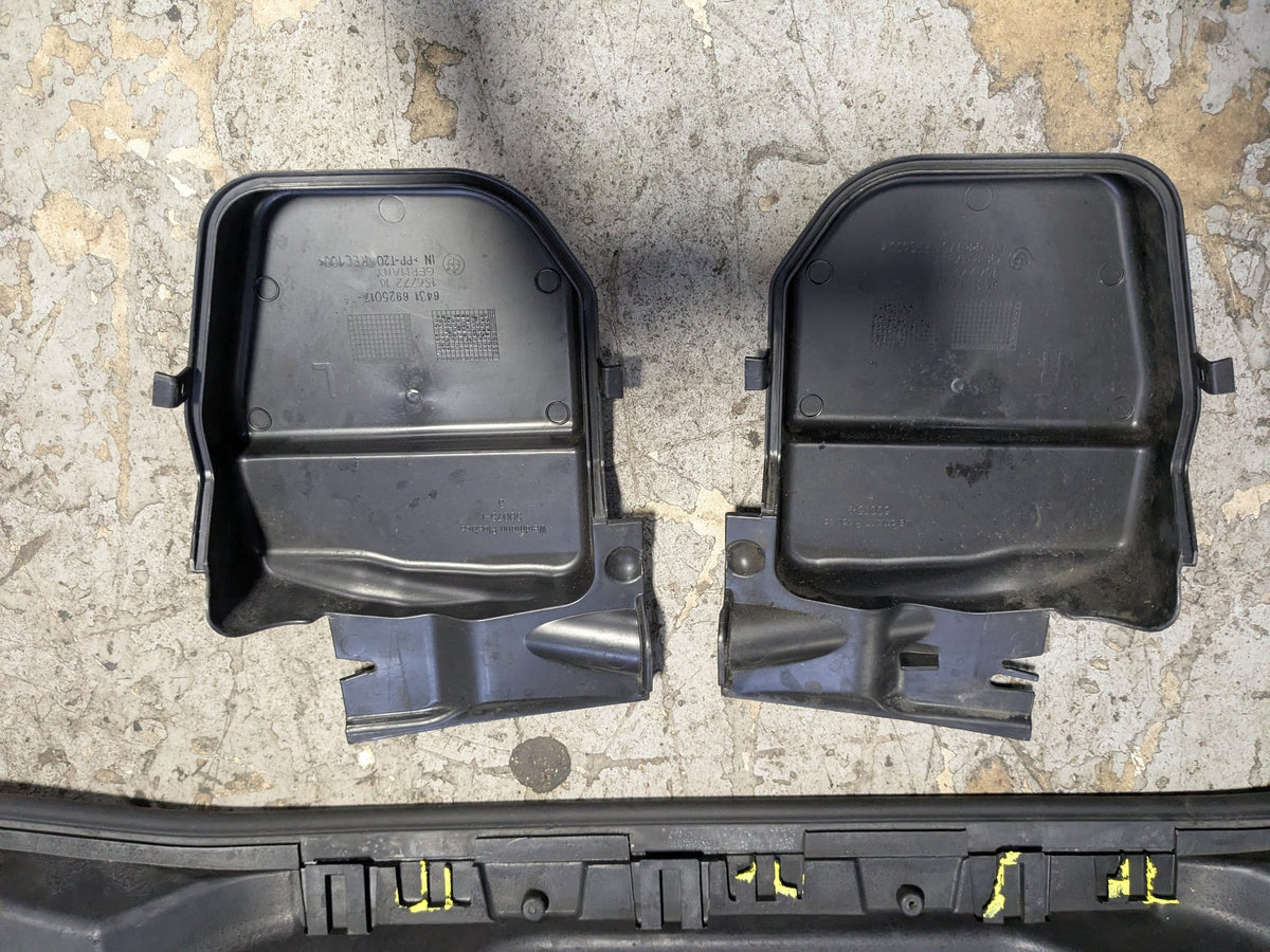 2007-2013 BMW 328i E92 Left Right Side Cowl Covers SET 6925018 OEM