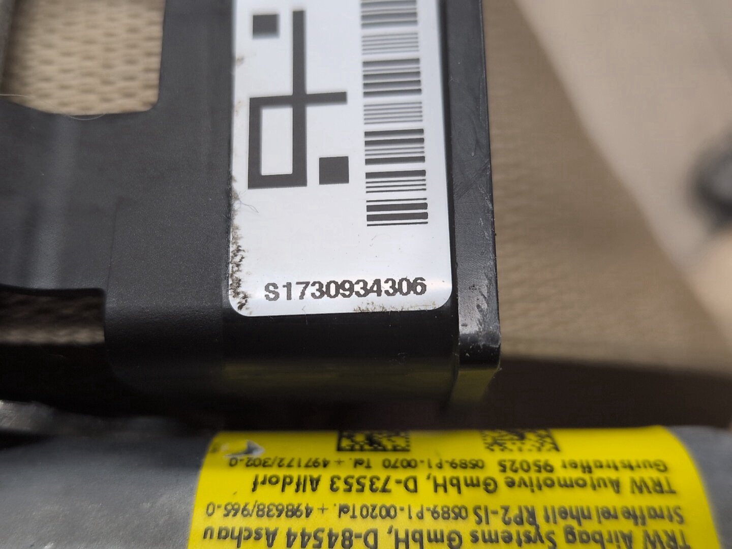 2014 - 2020 BMW 440i F36 Front Left Driver Seatbelt Seat Belt Retractor 7309343 B58B30M0