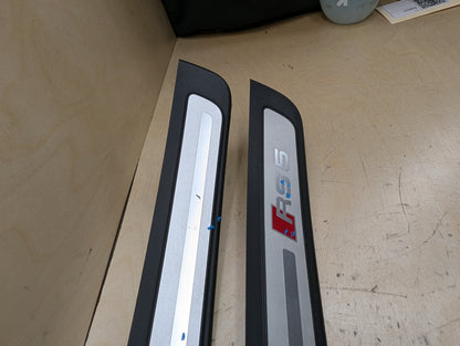2011-2017 Audi RS5 8T Front Left Right Scuff Plate Door Sill SET 8T0853373