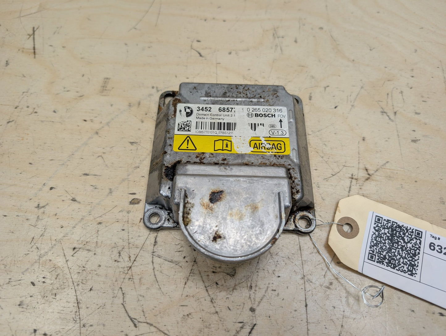 2012-2018 BMW 328i F30 SRS Airbag Air Bag Module 6857701