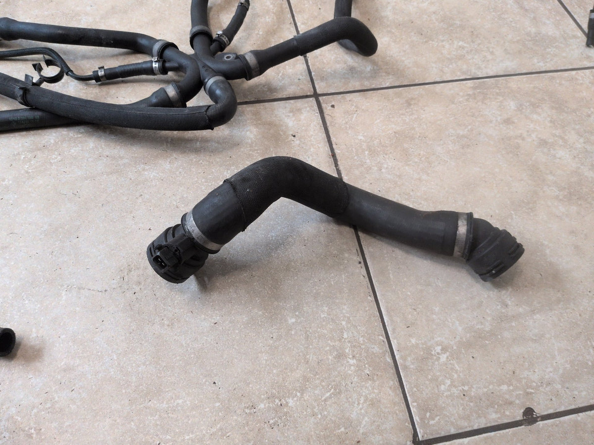 2011-2016 BMW M5 F10 Engine Radiator Cooling Coolant Pipe Hoses SET 8386545 OEM