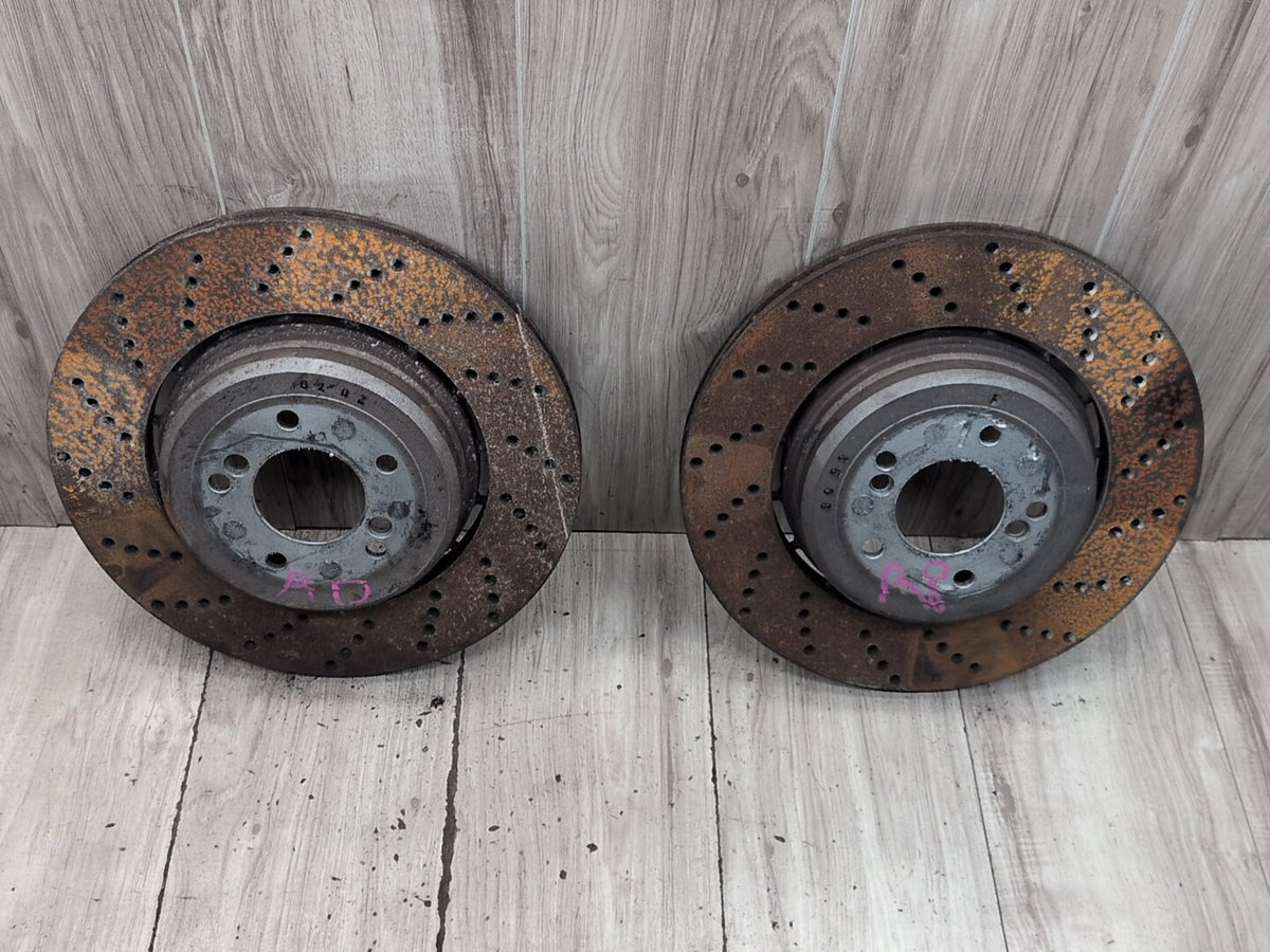 2004-2010 BMW M6 E64 Rear Left Right Brake Disc Rotors SET