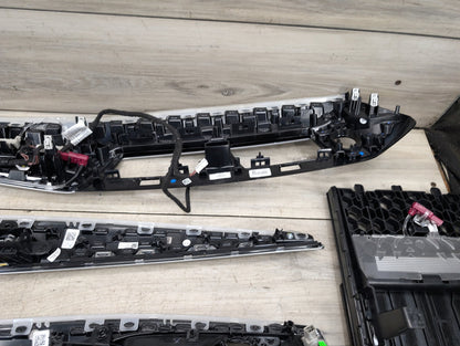 2017-2023 BMW 530i G30 Front Rear Left Right Dash Interior Trims SET 9370802