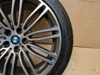 OEM BMW BMW G30 530 540 M550 Rear Wheel Rim Style 664M Silver R19x8" ET30