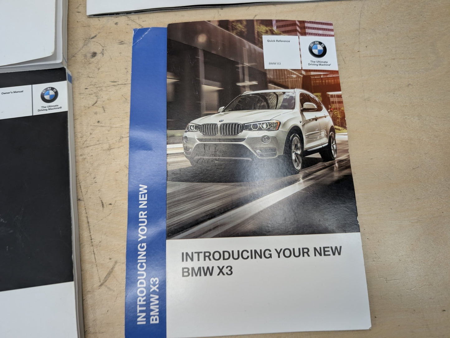 2011-2016 BMW X3 F25 - Owners Instruction Manual Book SET PN: 2285793