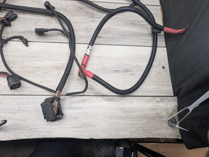2014 BMW F10 535i Engine Motor Wiring Wire Harness 8605138