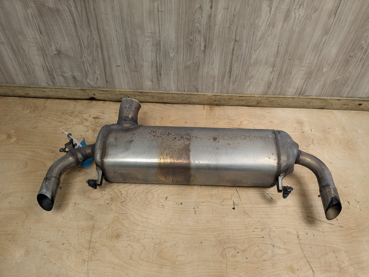 19-23 OEM BMW G20 330 Dual Exhaust Pipe Muffler Silver Tips B46 Engine