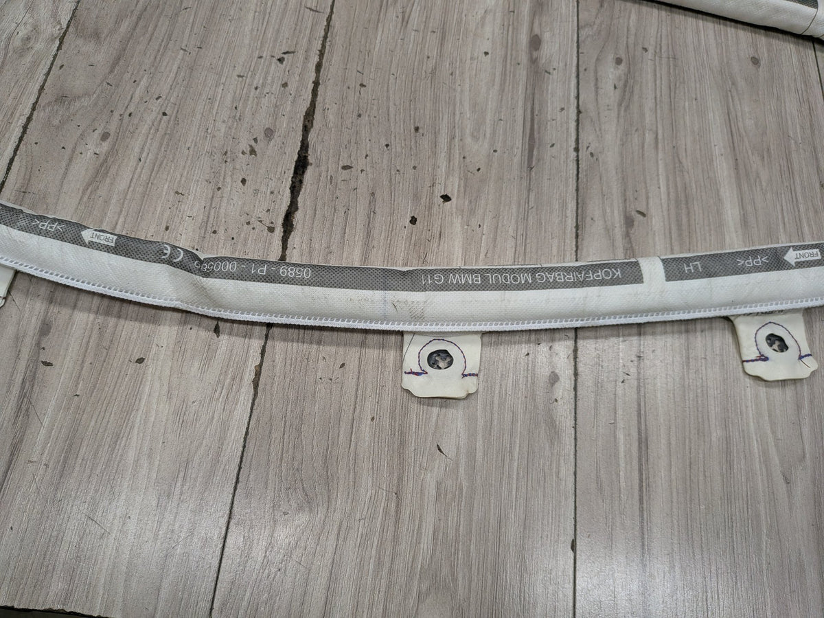 18-19 OEM BMW G11 750i xDrive SWB Left Driver Roof Head Air Bag Airbag Curtain