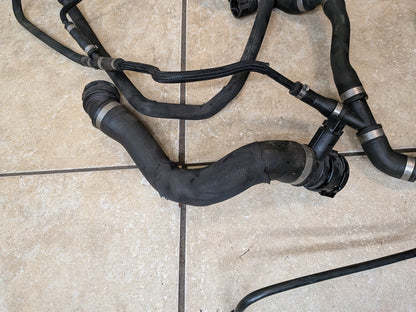 2012-2018 BMW F06 M6 Engine Radiator Cooling Coolant Pipe Hoses SET 7843264