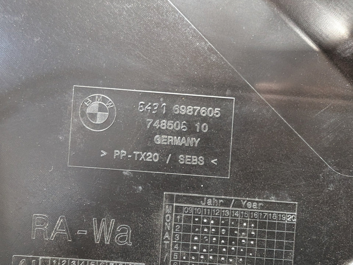 2013 BMW 528i F10 Right Passenger Side Cowl Cover 6987605 Estimated Current mileage:71,680 OEM
