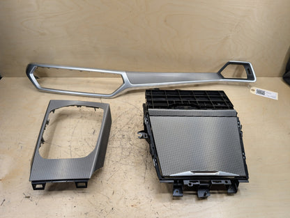 OEM BMW G20 330 M340 Dash Central Console Aluminum Tetragon Interior Trim SET