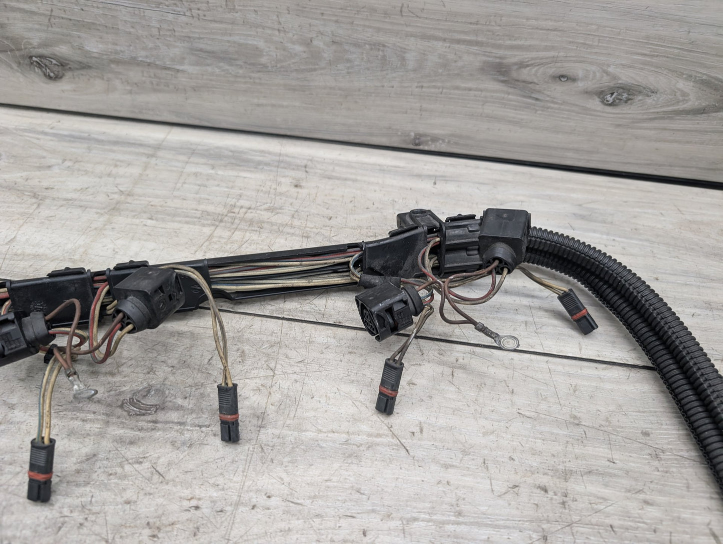 2014 BMW F10 535i Engine Motor Ignition Injector Wiring Wire Harness 7589639