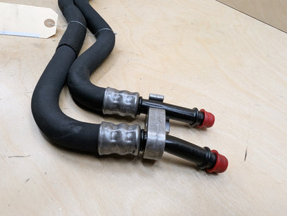 07-15 OEM BMW E84 X1 E90 E92 E93 335 Engine N54 N55 Oil Cooler Lines PAIR