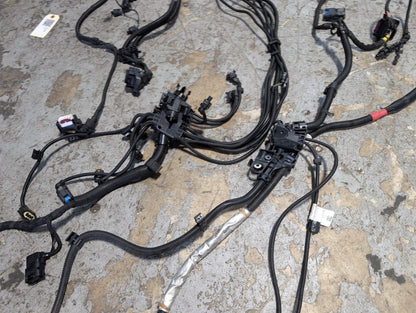 2017-2023 BMW G30 530i B46B20O0 Engine Motor Transmission Wiring Wire Harness SET 8642929