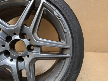 OEM Mercedes W207 E300 E400 E550 AMG Rear Wheel Rim 18x8.5 ET48 5 Double Spoke